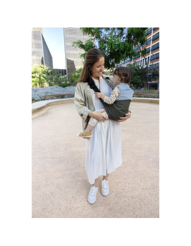 BN-8420421095348,Marsupiu bebe, Jane, Catch, Ergonomic, De la 9 luni pana la 22 Kg, Sand