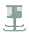 BN-LO-AURORA_GREEN_SAGE,Patut co-sleeper, Lionelo, Aurora, 3 in 1, Cu leganare si setare unghiulara, Saltea cu densitate T25 si 
