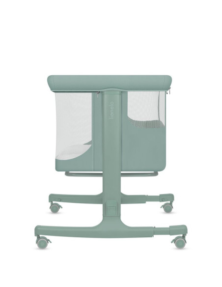 BN-LO-AURORA_GREEN_SAGE,Patut co-sleeper, Lionelo, Aurora, 3 in 1, Cu leganare si setare unghiulara, Saltea cu densitate T25 si 
