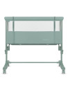 BN-LO-AURORA_GREEN_SAGE,Patut co-sleeper, Lionelo, Aurora, 3 in 1, Cu leganare si setare unghiulara, Saltea cu densitate T25 si 