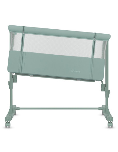 BN-LO-AURORA_GREEN_SAGE,Patut co-sleeper, Lionelo, Aurora, 3 in 1, Cu leganare si setare unghiulara, Saltea cu densitate T25 si 