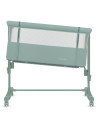 BN-LO-AURORA_GREEN_SAGE,Patut co-sleeper, Lionelo, Aurora, 3 in 1, Cu leganare si setare unghiulara, Saltea cu densitate T25 si 