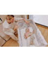 BN-LO-AURORA_GREEN_SAGE,Patut co-sleeper, Lionelo, Aurora, 3 in 1, Cu leganare si setare unghiulara, Saltea cu densitate T25 si 