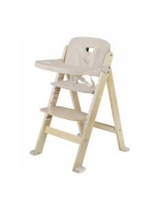 BN-LO-FLORIS_BEIGE_NATURAL,Scaun de masa, Lionelo, Floris, 3 in 1, Din Lemn, Transformabil, Reglabil pe inaltime in 4 pozitii, S
