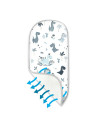 BN-6426972031929,Insertie landou anti-transpiratie, MimiNu, Din plasa 3D, Materiale certificate Oeko Tex Standard 100, Dino Gran