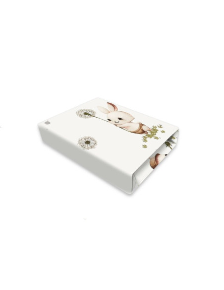 BN-6426972032032,Cearceaf cu elastic, MimiNu, Pentru landou, carucior si cosulet, Dimensiune 80x35 cm, Din bumbac certificat Oek