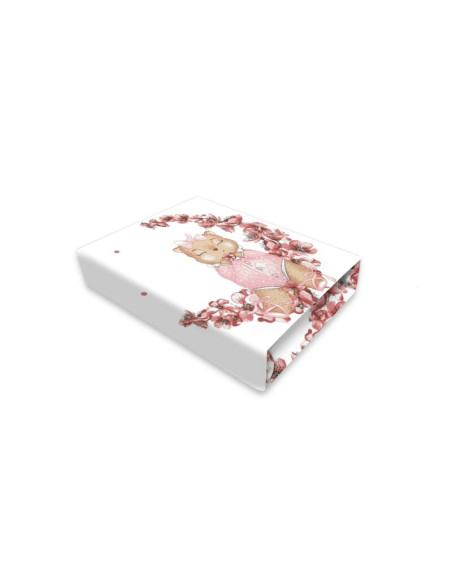 BN-6426972032131,Cearceaf cu elastic, MimiNu, Pentru patut leagan sau patut co-sleeper, Dimensiune 90x40 cm, Din bumbac certific
