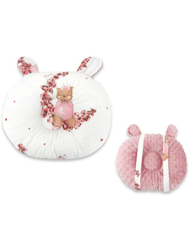 BN-6426972032155,Perna bebelusi, MimiNu, Ursulet, Multifunctionala, Cu doua fete, Tesatura pufoasa minky si bumbac, Materiale ce