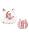 BN-6426972032155,Perna bebelusi, MimiNu, Ursulet, Multifunctionala, Cu doua fete, Tesatura pufoasa minky si bumbac, Materiale ce