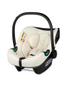BN-LO-ASTRID_I-SIZE_BEIGE_CREAM,Scoica auto, Lionelo, i-Size Astrid, 0-13 Kg, 40-87 cm, Cu maner si capotina reglabile, Cu prote
