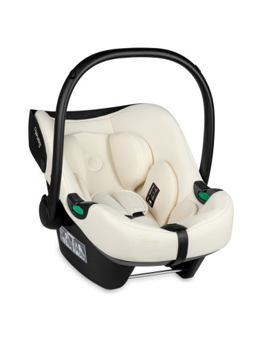 BN-LO-ASTRID_I-SIZE_BEIGE_CREAM,Scoica auto, Lionelo, i-Size Astrid, 0-13 Kg, 40-87 cm, Cu maner si capotina reglabile, Cu prote