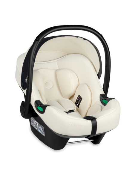 BN-LO-ASTRID_I-SIZE_BEIGE_CREAM,Scoica auto, Lionelo, i-Size Astrid, 0-13 Kg, 40-87 cm, Cu maner si capotina reglabile, Cu prote