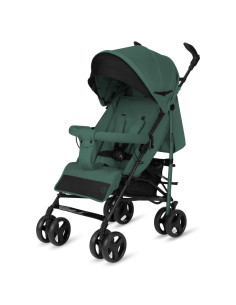 BN-LO-IRMA_GREEN_EMERALD,Carucior sport compact, Lionelo, Irma, Spatar ajustabil in 4 pozitii, Suport picioare reglabil, Manere 