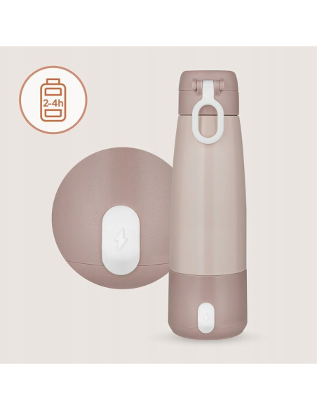 BN-LOC-THERMUP_BOTTLE,Termos inteligent cu incalzire, Lionelo, ThermUp Bottle, Incalzeste in 3.5 min, Mentine temperatura pana l