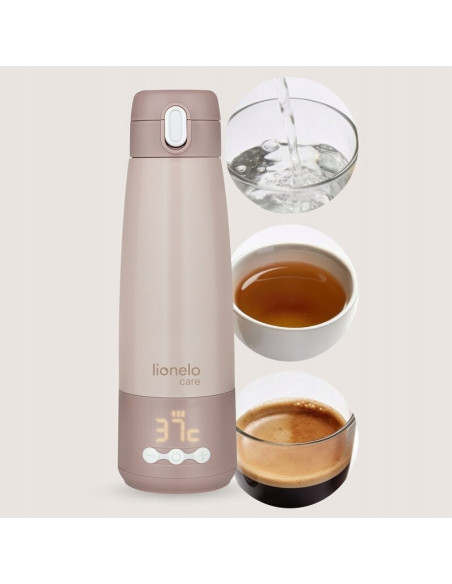 BN-LOC-THERMUP_BOTTLE,Termos inteligent cu incalzire, Lionelo, ThermUp Bottle, Incalzeste in 3.5 min, Mentine temperatura pana l