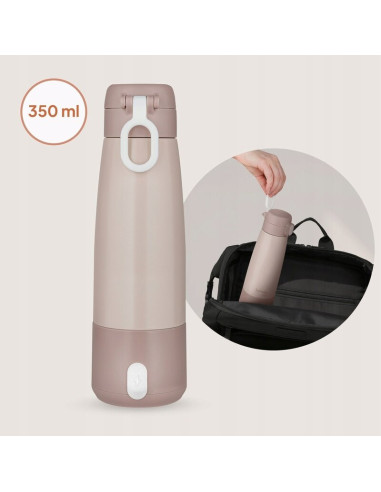BN-LOC-THERMUP_BOTTLE,Termos inteligent cu incalzire, Lionelo, ThermUp Bottle, Incalzeste in 3.5 min, Mentine temperatura pana l