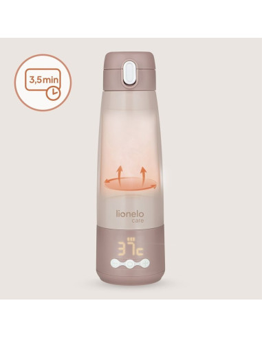 BN-LOC-THERMUP_BOTTLE,Termos inteligent cu incalzire, Lionelo, ThermUp Bottle, Incalzeste in 3.5 min, Mentine temperatura pana l