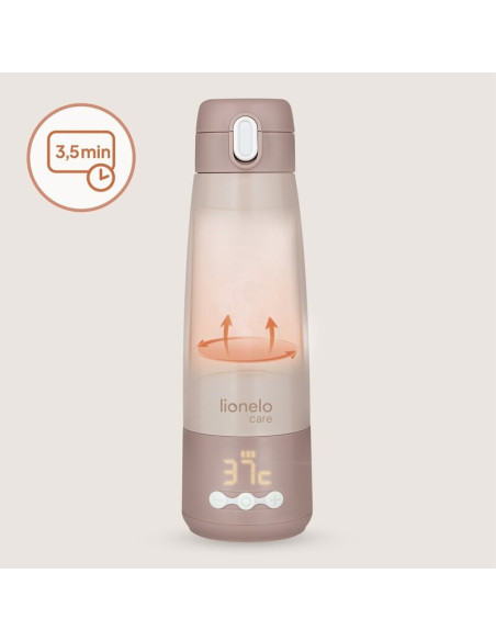 BN-LOC-THERMUP_BOTTLE,Termos inteligent cu incalzire, Lionelo, ThermUp Bottle, Incalzeste in 3.5 min, Mentine temperatura pana l