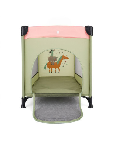BN-921484,Patut pliant, Petite&Mars, Koot, 120 x 60 cm, Cu roti, Functie de tarc, Pliere compacta, Include geanta de transport, 