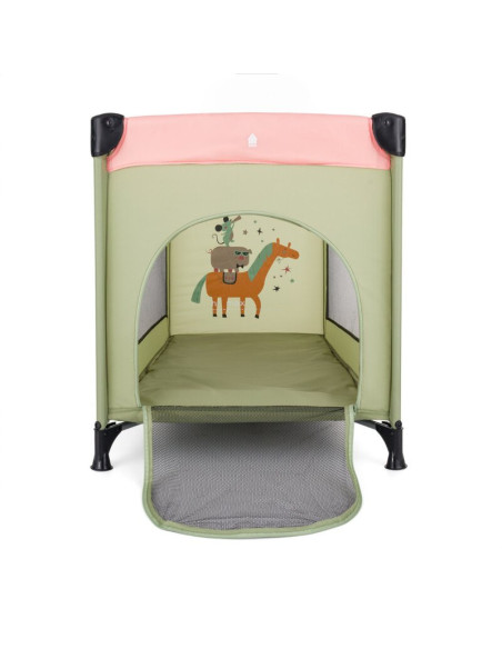 BN-921484,Patut pliant, Petite&Mars, Koot, 120 x 60 cm, Cu roti, Functie de tarc, Pliere compacta, Include geanta de transport, 