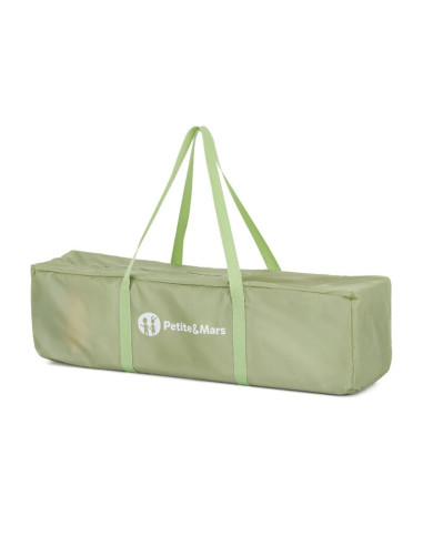 BN-921484,Patut pliant, Petite&Mars, Koot, 120 x 60 cm, Cu roti, Functie de tarc, Pliere compacta, Include geanta de transport, 