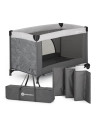 BN-923486,Patut pliant, Petite&Mars, Nyja, 120 x 60 cm, Cu roti, Functie de tarc, Pliere compacta, Include geanta de transport, 