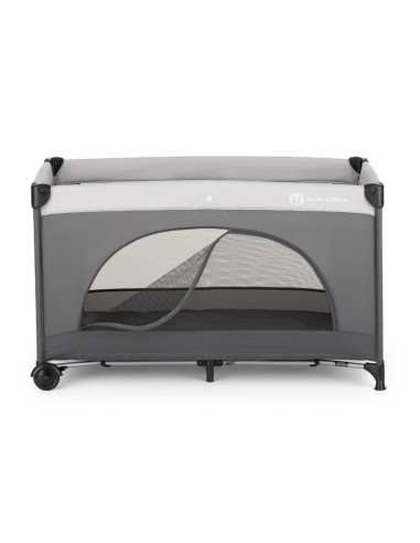 BN-923486,Patut pliant, Petite&Mars, Nyja, 120 x 60 cm, Cu roti, Functie de tarc, Pliere compacta, Include geanta de transport, 