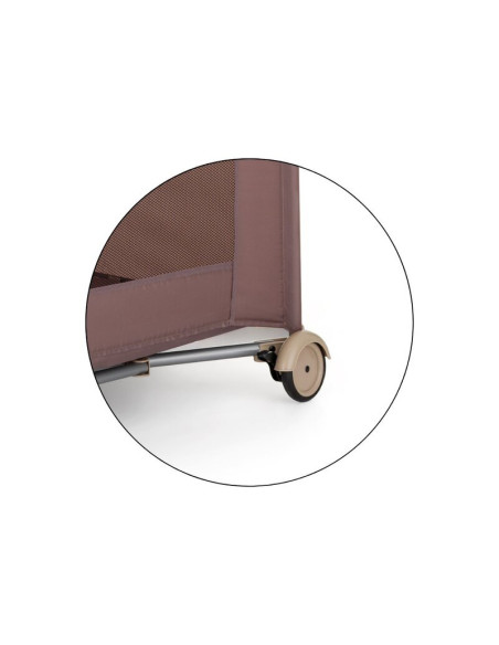 BN-923487,Patut pliant, Petite&Mars, Nyja, 120 x 60 cm, Cu roti, Functie de tarc, Pliere compacta, Include geanta de transport, 
