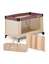 BN-923485,Patut pliant, Petite&Mars, Nyja, 120 x 60 cm, Cu roti, Functie de tarc, Pliere compacta, Include geanta de transport, 