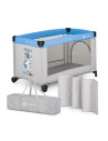BN-921482,Patut pliant, Petite&Mars, Koot, 120 x 60 cm, Cu roti, Functie de tarc, Pliere compacta, Include geanta de transport, 
