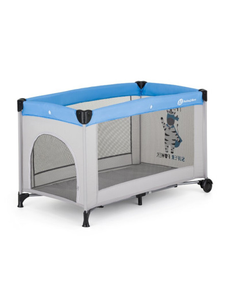 BN-921482,Patut pliant, Petite&Mars, Koot, 120 x 60 cm, Cu roti, Functie de tarc, Pliere compacta, Include geanta de transport, 