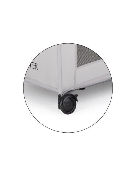 BN-921482,Patut pliant, Petite&Mars, Koot, 120 x 60 cm, Cu roti, Functie de tarc, Pliere compacta, Include geanta de transport, 