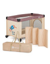 BN-921483,Patut pliant, Petite&Mars, Koot, 120 x 60 cm, Cu roti, Functie de tarc, Pliere compacta, Include geanta de transport, 