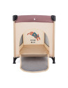 BN-921483,Patut pliant, Petite&Mars, Koot, 120 x 60 cm, Cu roti, Functie de tarc, Pliere compacta, Include geanta de transport, 