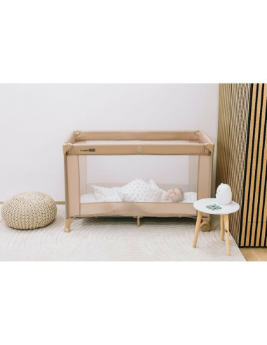BN-83037,Patut pliant, FreeON, Nap, Cu un nivel, 120x60 cm, Beige