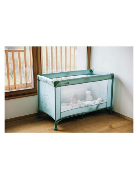BN-83013,Patut pliant, FreeON, Nap, Cu un nivel, 120x60 cm, Green