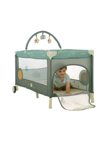 BN-8420421094532,Patut pliant, Jane, One Level, Cu roti, Cu arcada cu jucarii, Geanta de transport, Cu un nivel, Conform standar