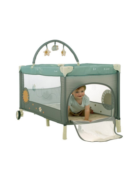 BN-8420421094532,Patut pliant, Jane, One Level, Cu roti, Cu arcada cu jucarii, Geanta de transport, Cu un nivel, Conform standar