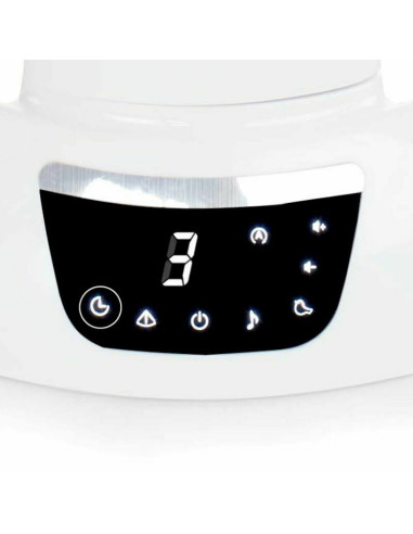 BN-8420421091616,Balansoar electric, Jane, Moon, Cu 5 trepte de viteza, Timer, 12 melodii si 5 sunete ale naturii, Conform cu st