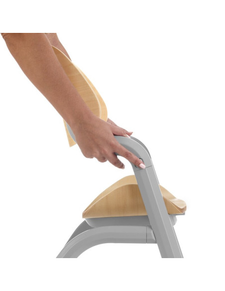 BN-8420421093177,Scaun de masa multifunctional Noah, Jane, De la 6 luni la adult, Din lemn fag, Greutate maxima 100 Kg, Iris