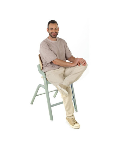 BN-8420421093177,Scaun de masa multifunctional Noah, Jane, De la 6 luni la adult, Din lemn fag, Greutate maxima 100 Kg, Iris