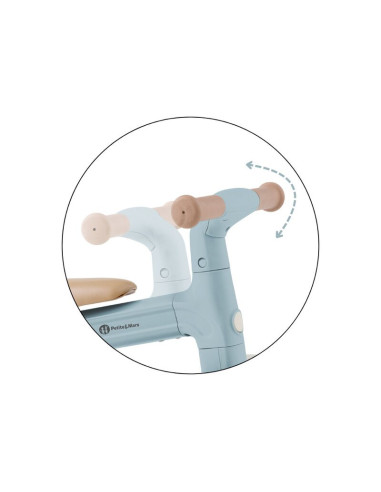 BN-614837,Bicicleta/tricicleta, Petite&Mars, Bingo, 3 in 1, Multifunctionala, Cu/fara pedale, Ghidon directionabil, Sa reglabila