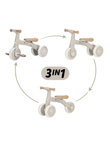 BN-614929,Bicicleta/tricicleta, Petite&Mars, Bingo, 3 in 1, Multifunctionala, Cu/fara pedale, Ghidon directionabil, Sa reglabila