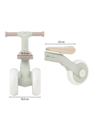 BN-614929,Bicicleta/tricicleta, Petite&Mars, Bingo, 3 in 1, Multifunctionala, Cu/fara pedale, Ghidon directionabil, Sa reglabila