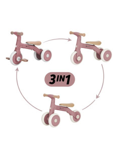 BN-614820,Bicicleta/tricicleta, Petite&Mars, Bingo, 3 in 1, Multifunctionala, Cu/fara pedale, Ghidon directionabil, Sa reglabila 2