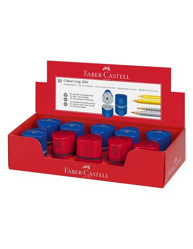 Ascutitoare Faber-Castell Tripla Grip 2001, Rosie