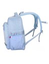 Ghiozdan scoala Daco GH5009, 3 compartimente, 46 x 33 x 18 cm, Albastru deschis