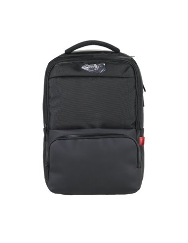 Ghiozdan scoala Daco GH5015, 4 compartimente, 46 x 33 x 18 cm, Negru