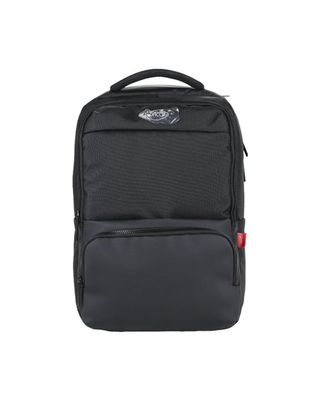 Ghiozdan scoala Daco GH5015, 4 compartimente, 46 x 33 x 18 cm, Negru