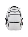 Ghiozdan scoala Daco GH5014, 4 compartimente, 46 x 33 x 18 cm, Alb/Negru